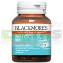 BlackMores Fish Oil 1000  mg. แบลคมอร์ส น้ำมันปลา 1000มก. บรรจุ 80 เม็ด 